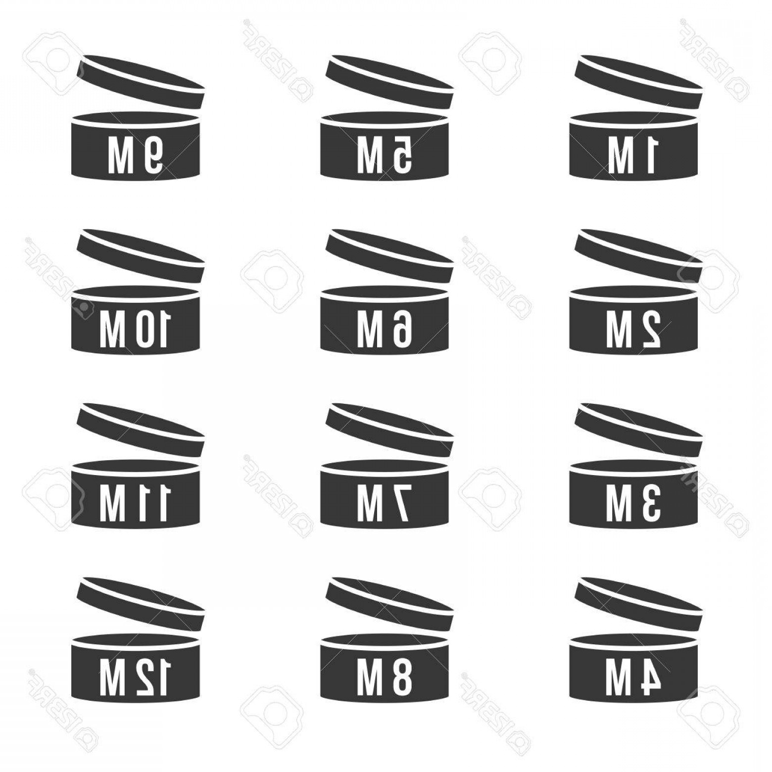 1560x1560 Photostock Vector Expiration Date After Opened Product Months