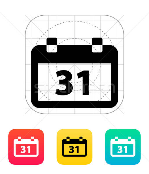 514x600 Calendar Date Icon Vector Illustration Vector Icon