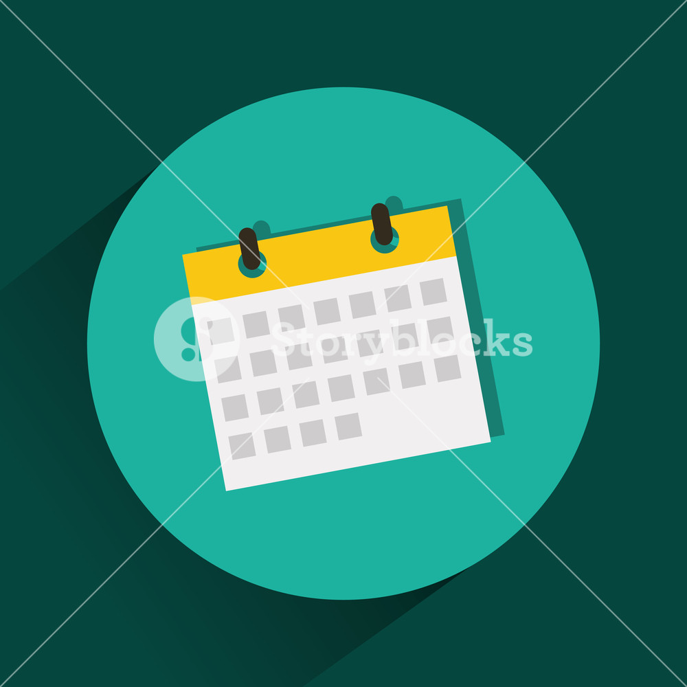 1000x1000 Calendar Event Date Icon Vector Illustration Graphic Design