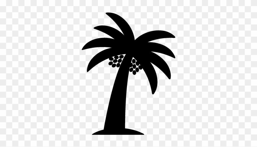 840x481 Palm Tree With Date Vector