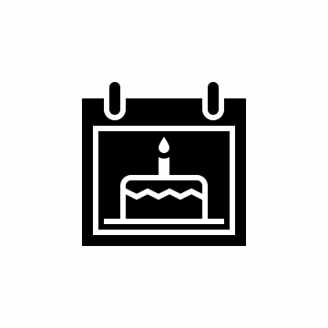 360x360 Date Of Birth Icon Png Images Vector And Free