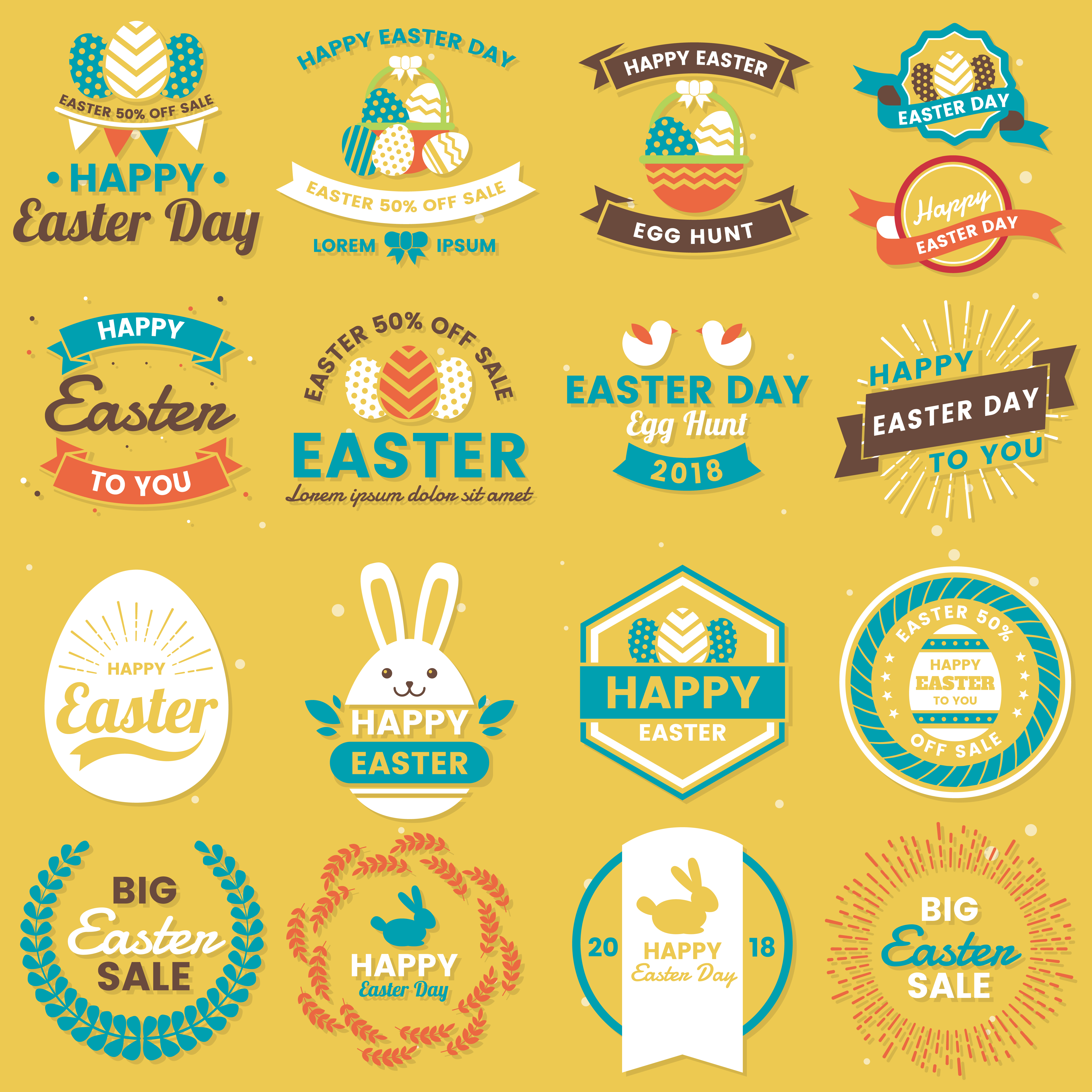 Easter Day Vector Logo For Banner 4722x4722 Easter Day Vector Logo For Banner