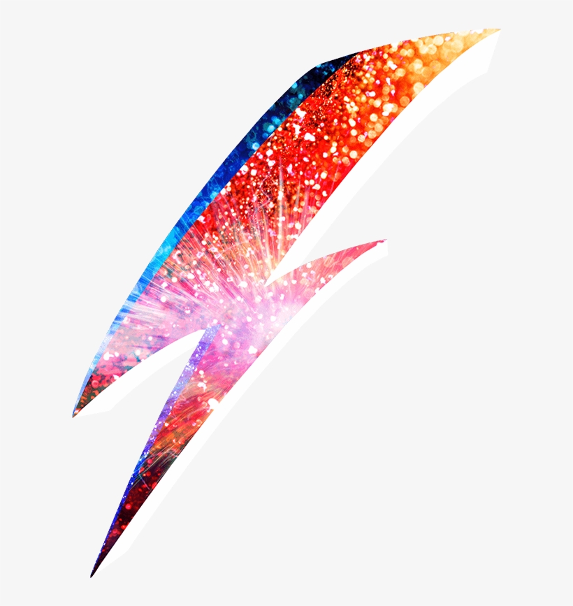 820x867 David Bowie Lightning Bolt Png