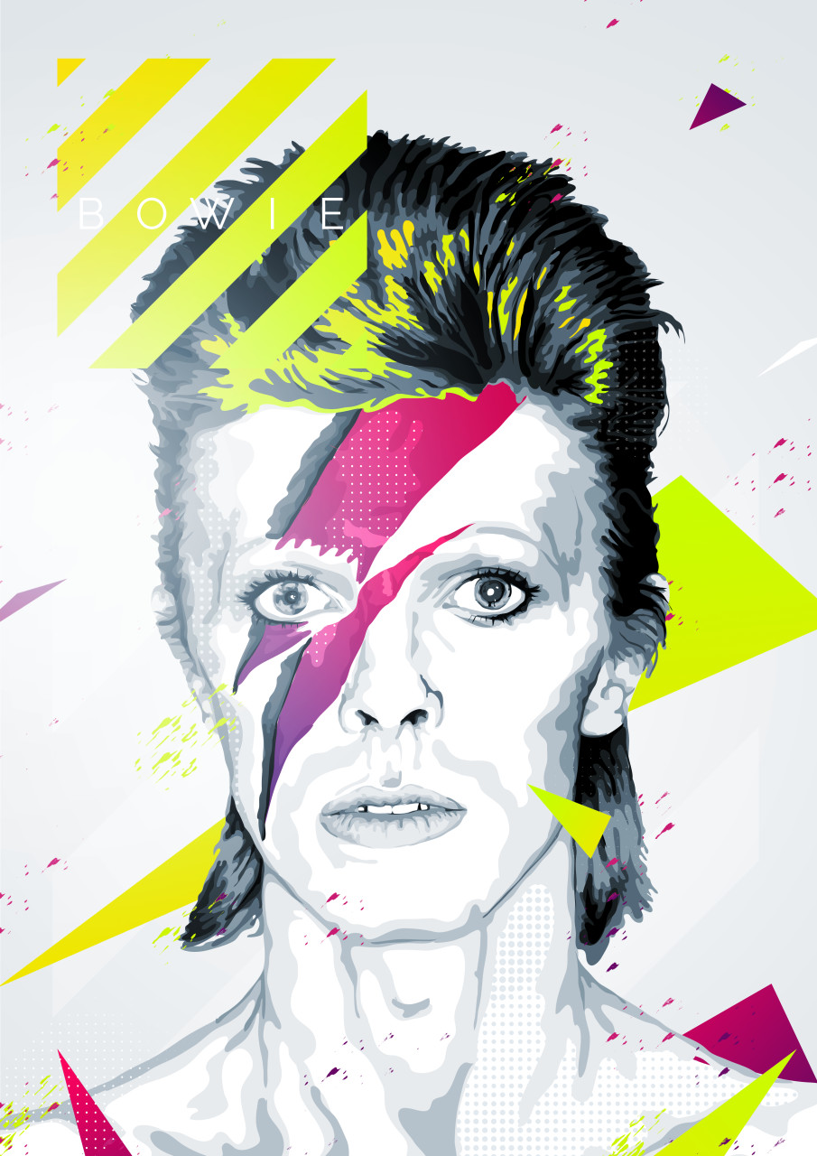 David Bowie Vector at Vectorified.com | Collection of David Bowie ...