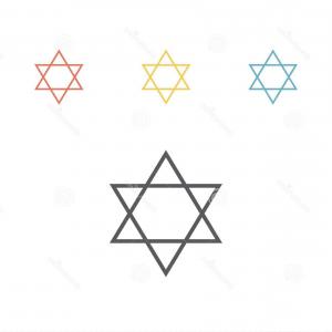 300x300 Photostock Vector Star Of David Icon Cartoon Star Of David Vector
