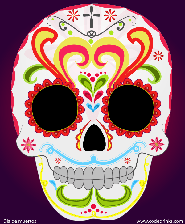 Day Of The Dead Sugar Skull Vector Art Download Free Vector Art 600x725 Day Of The Dead Sugar Skull Vector Art Download Free Vector Art