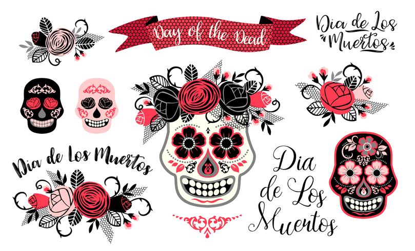 809x490 Dia De Los Muertos Day Of The Dead Vector Design Element