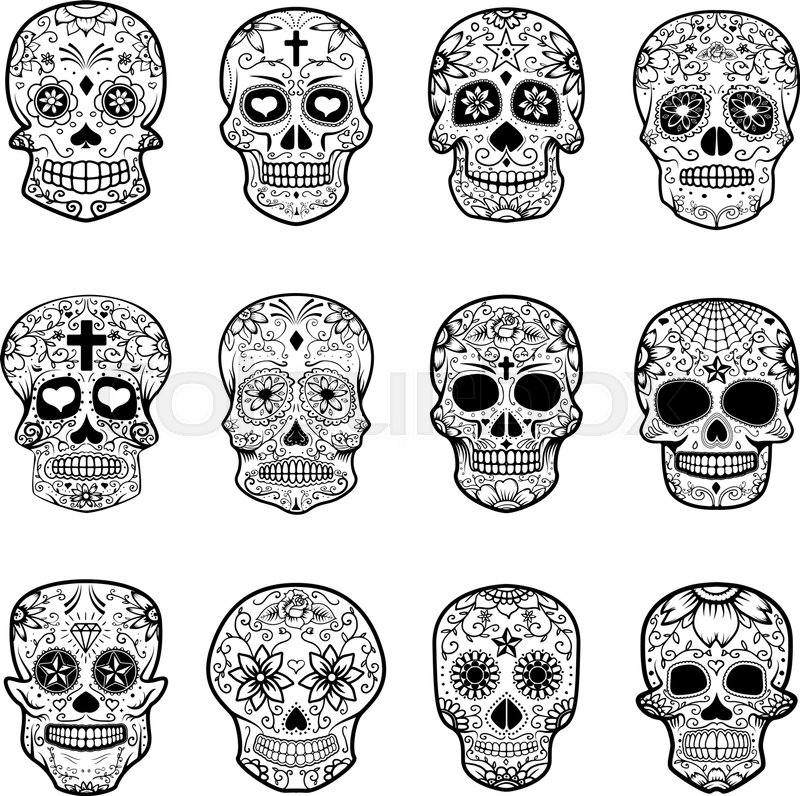 Day Of The Dead Vector at Vectorified.com | Collection of Day Of The ...