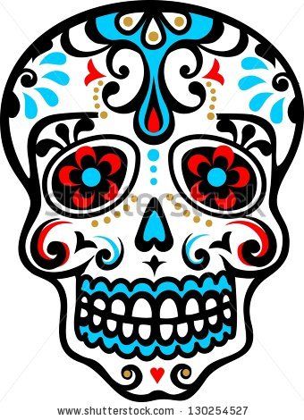 340x470 Mexican Skull