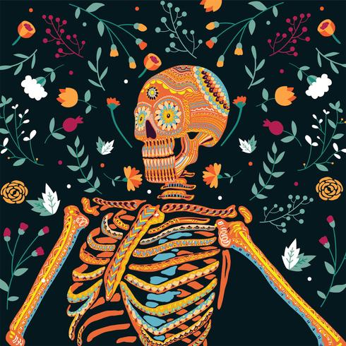 490x490 Day Of The Dead Vector Design