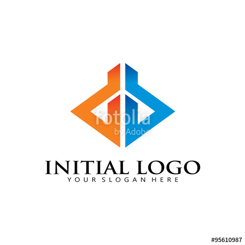 500x500 Initial D B Elegant Simple Logo Icon Stock Image And Royalty Free