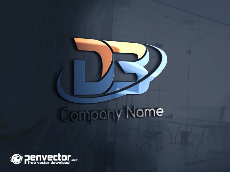 800x600 Letter Db Logo Free Vector