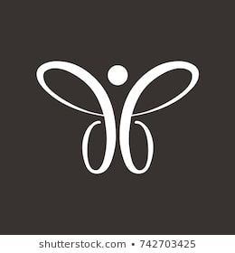 260x280 Db Or Bb Logo Initial Letter Design Template Vector As A Butterfly