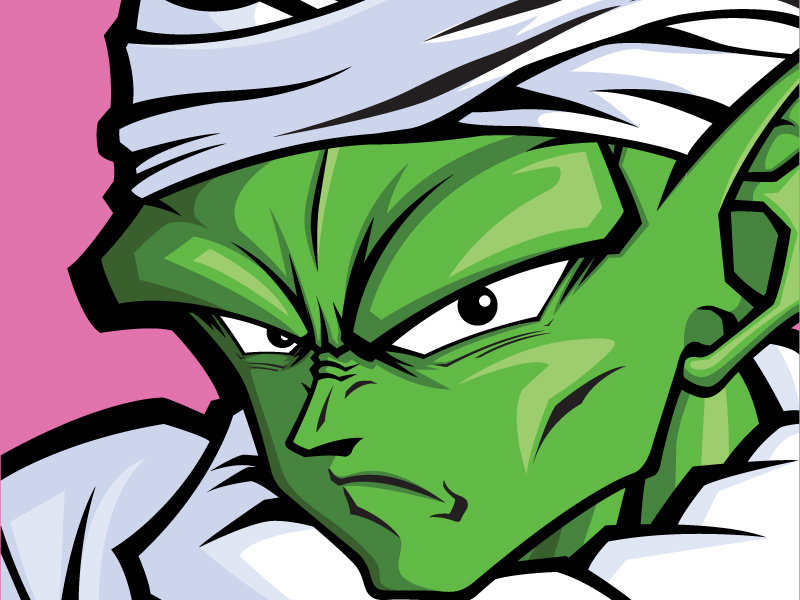 800x600 Dragon Ball Z Piccolo Vector Illustration