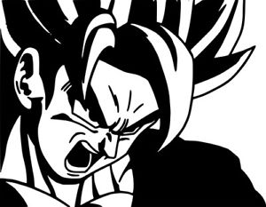 300x233 Vinyl Sticker Dbz Goku Car Truck Wall Window Laptop Decal Dragon