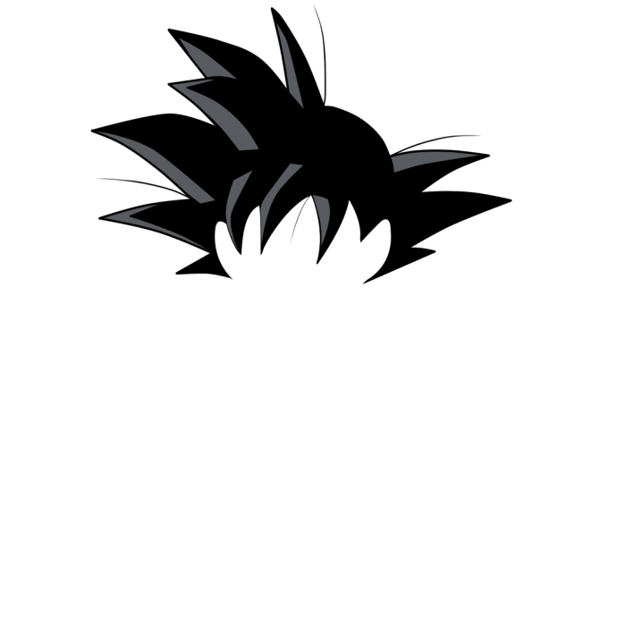 700x700 Dbz Hair Png Vector, Clipart