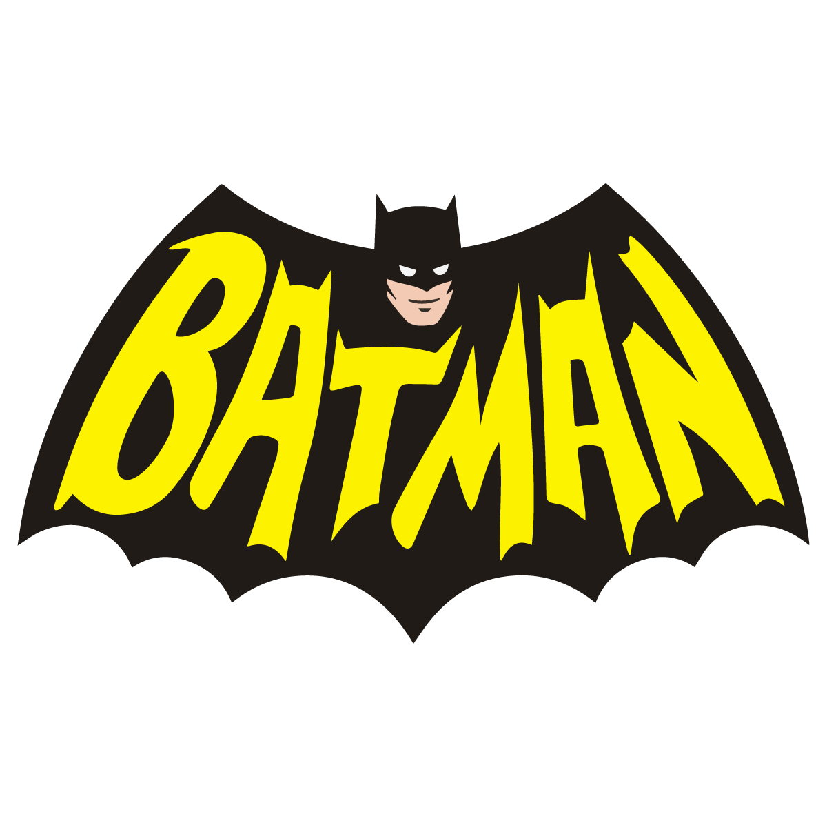 1200x1200 Batman Logo Vintage Retro Dc Comics Classic Tv Series Vector