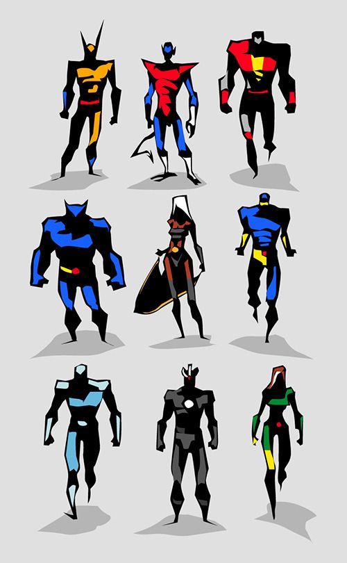 500x810 Carta Detective Comics Vector Sketches