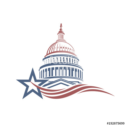 500x500 Unated States Capitol Building Icon In Washington Dc Stock Image
