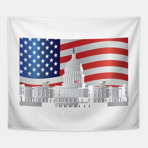 630x630 Washington Dc American Flag Vector