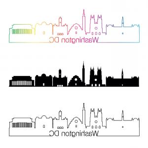 300x300 Washington Dc Flag Icons As Interstate Sign Vector Hoodamathrun