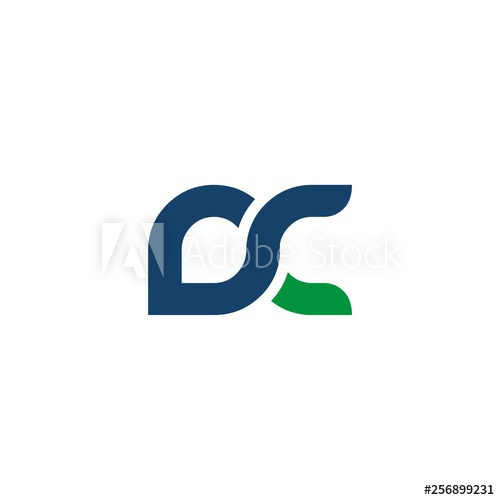 500x500 Initial Dc Logo Vector