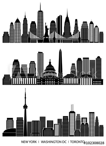Dc Skyline Vector