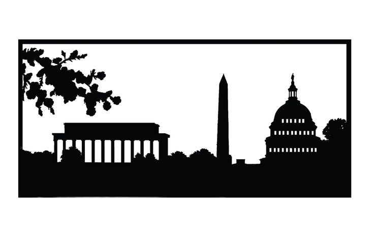 736x468 Washington Dc Skyline Clipart