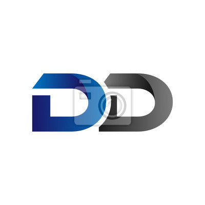 Moderne Einfache Initial Logo Vector Blue Grey Dd Fototapete 400x400 Moderne Einfache Initial Logo Vector Blue Grey Dd Fototapete