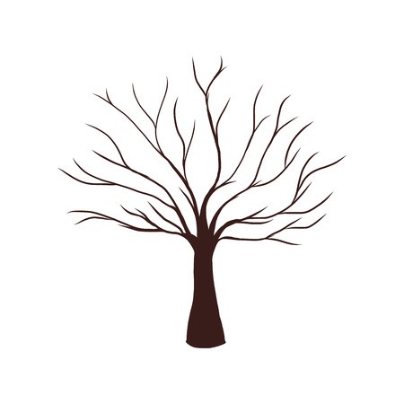 450x450 Dead Tree Without Leaves Vector Illustration Royalty Free Vector