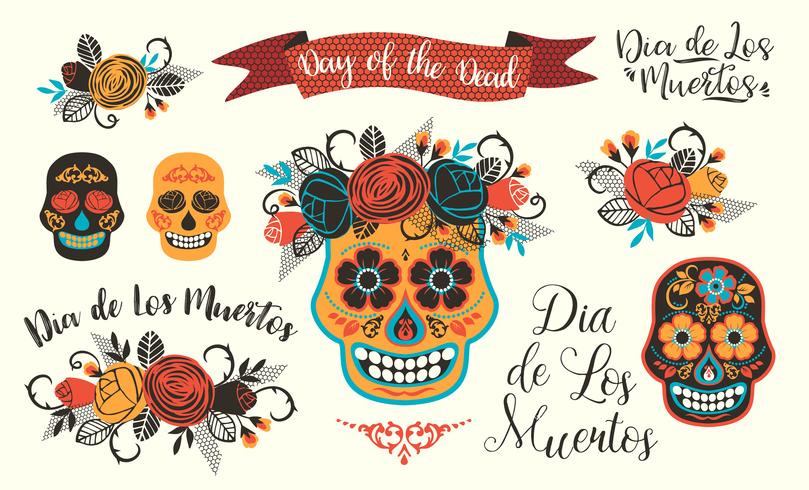809x490 Dia De Los Muertos Day Of The Dead Vector Design Element