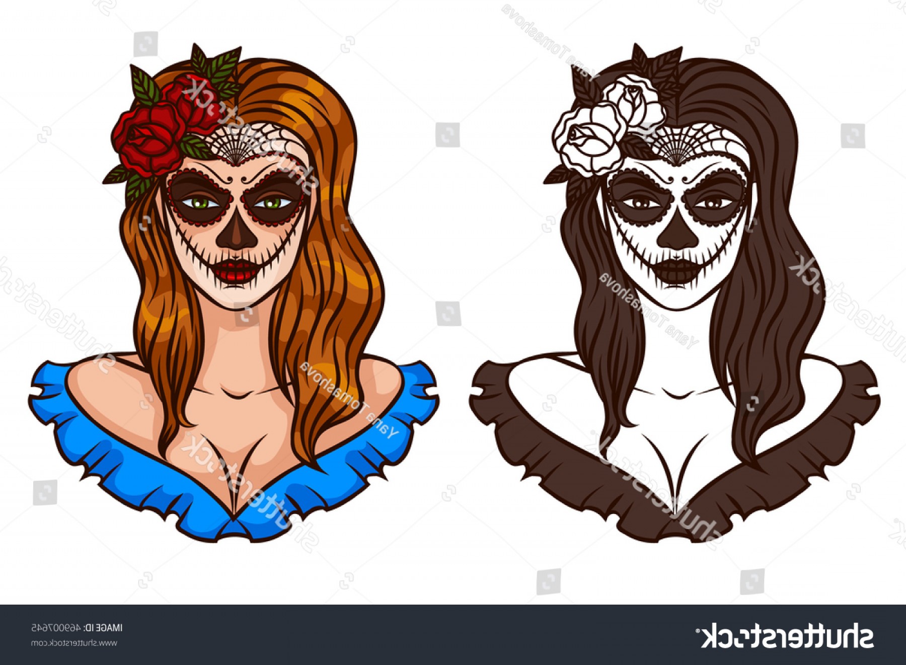 1800x1321 Mexican Day Of The Dead Vector Soidergi