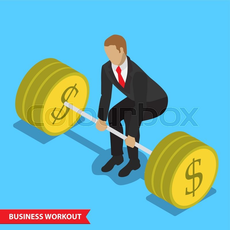 Business Workout Deadlift Isometric Stock Vector Colourbox 800x800 Business Workout Deadlift Isometric Stock Vector Colourbox