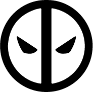 184x183 Deadpool Logo Silhouette Silhouette Of Deadpool Logo