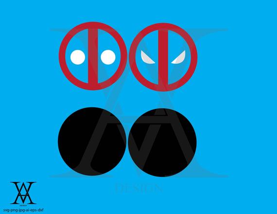 570x440 Deadpool Logo Vector Instant Download Etsy