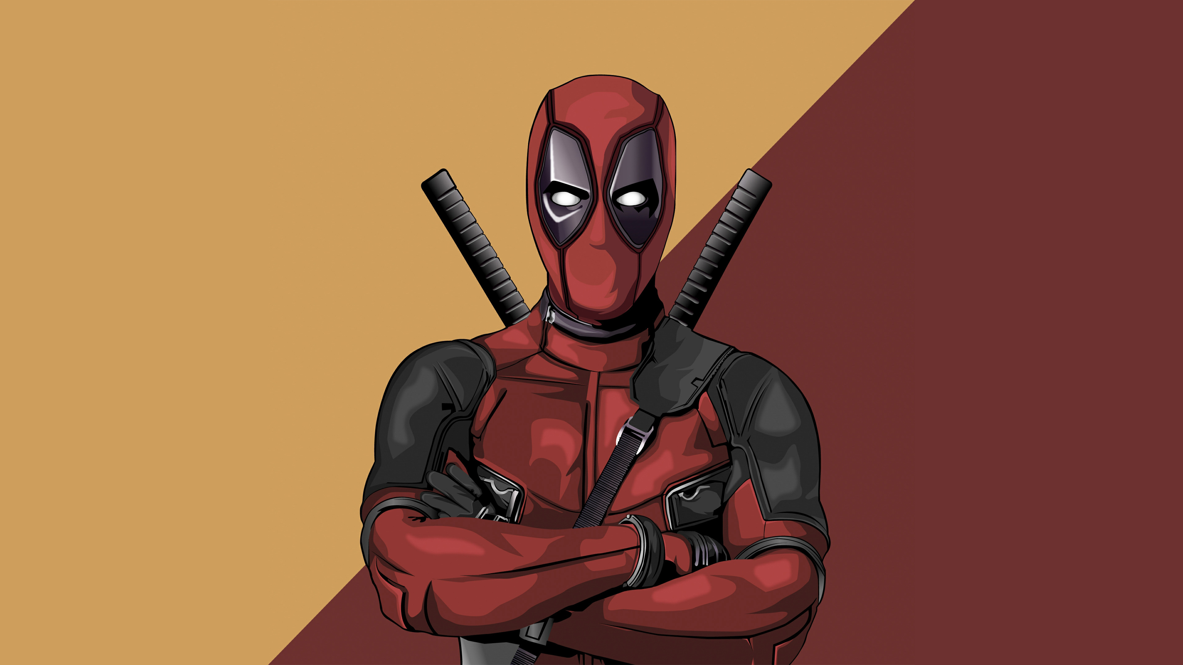 3840x2160 Deadpool Vector Artwork Hd Superheroes, Wallpapers, Images