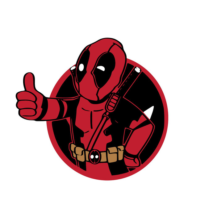 690x690 Deadpool Graphics Design Dxf Png Vectordesign