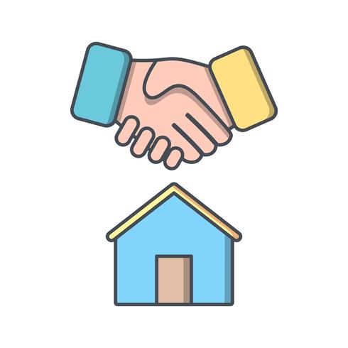 490x490 House Deal Vector Icon