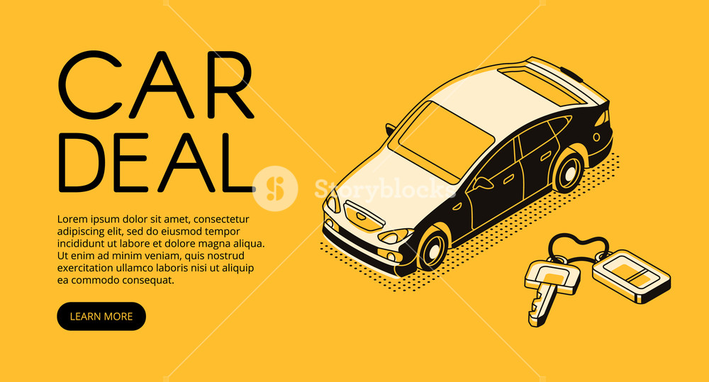 1000x539 Car Trade Deal Vector Illustration Of Automotive Sell And Buy