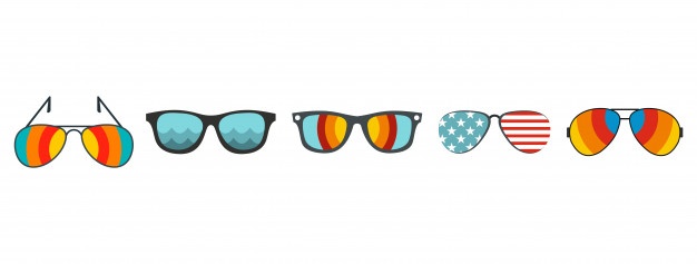 626x237 Colored Sunglasses Sale Flyer Vector Free Download