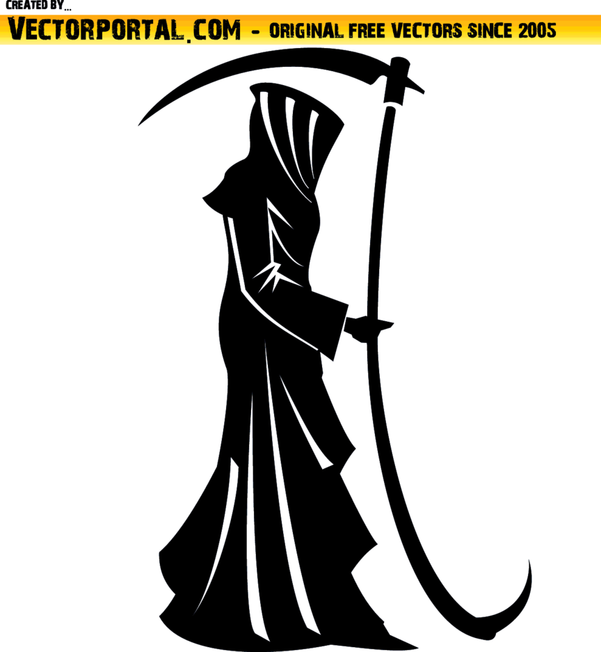 864x936 Death Vector Silhouette Freevectors