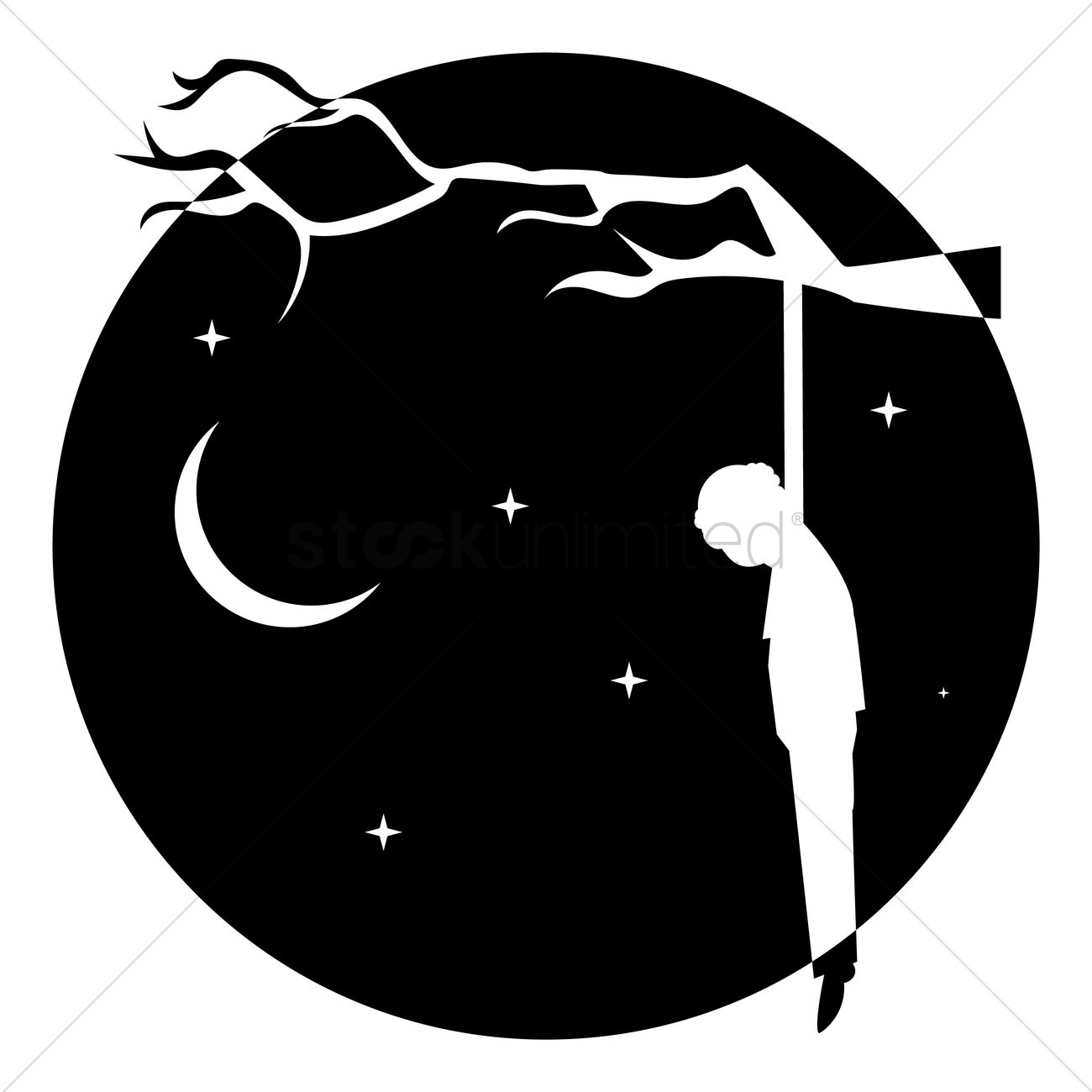 1300x1300 Silhouette Of A Man Hanged To Death Vector Image