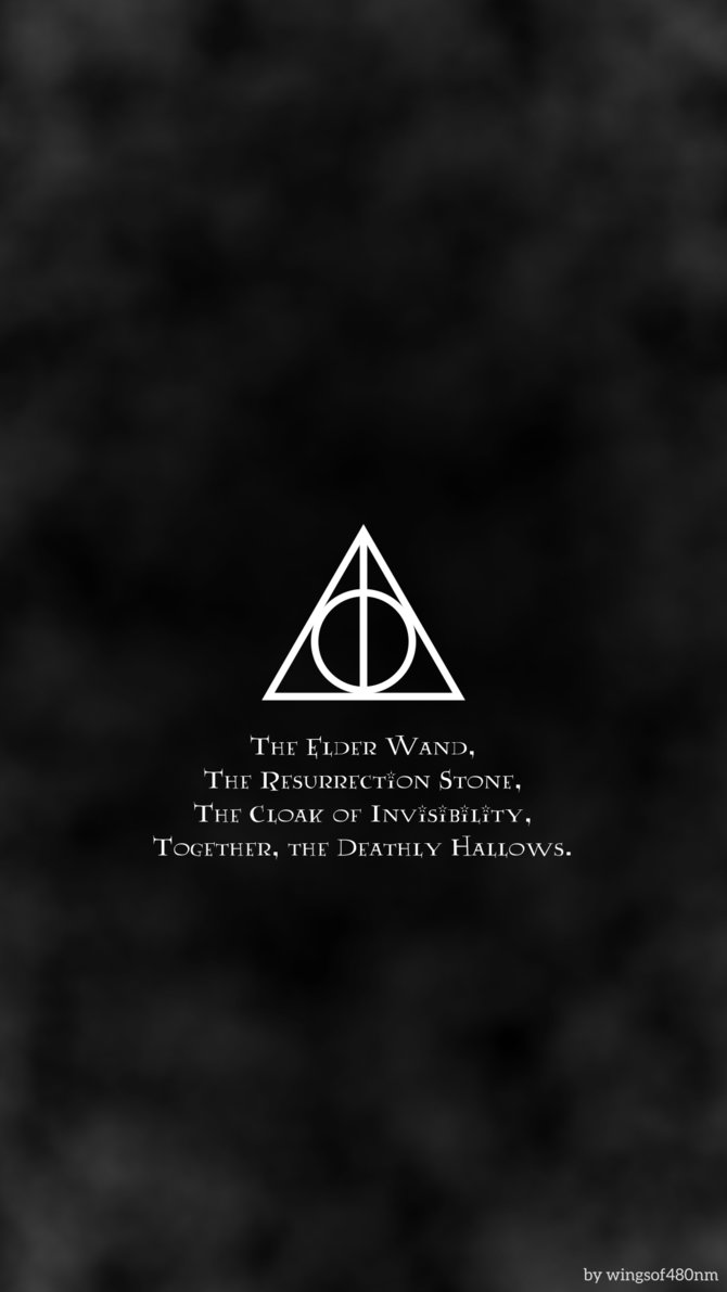 670x1191 Harry Potter And The Deathly Hallows Symbol Wallpaper Phone