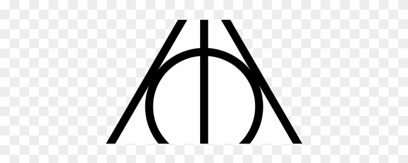 840x337 Transparent Background Deathly Hallows Symbol Png