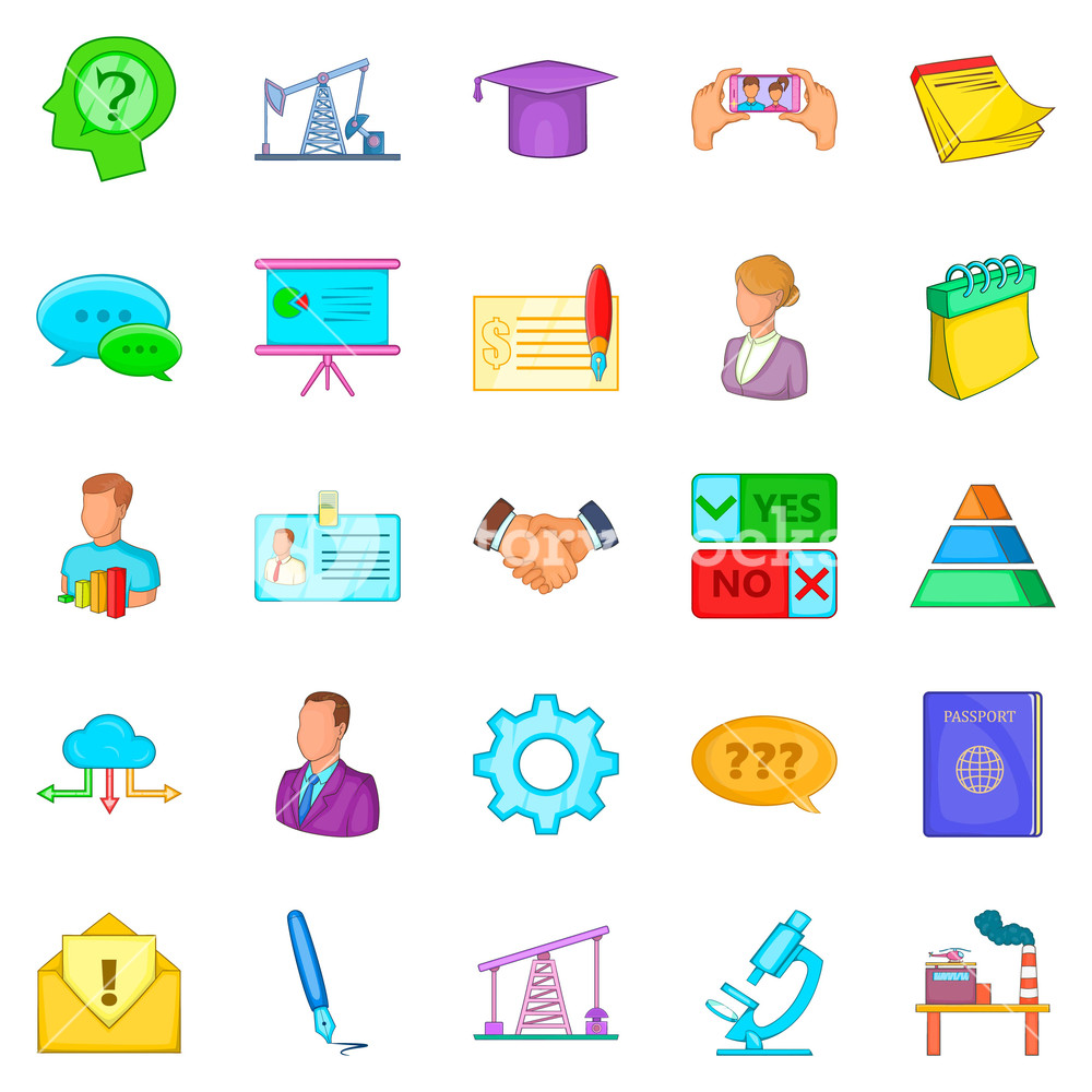 1000x1000 Debate Icons Set Cartoon Set Of Debate Vector Icons For Web