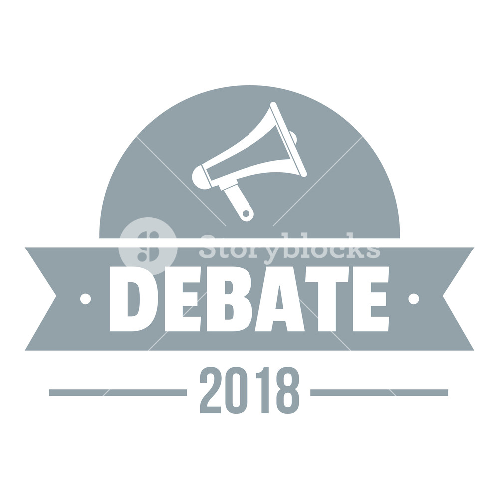 1000x1000 Debate Logo Simple Illustration Of Debate Vector Logo For Web