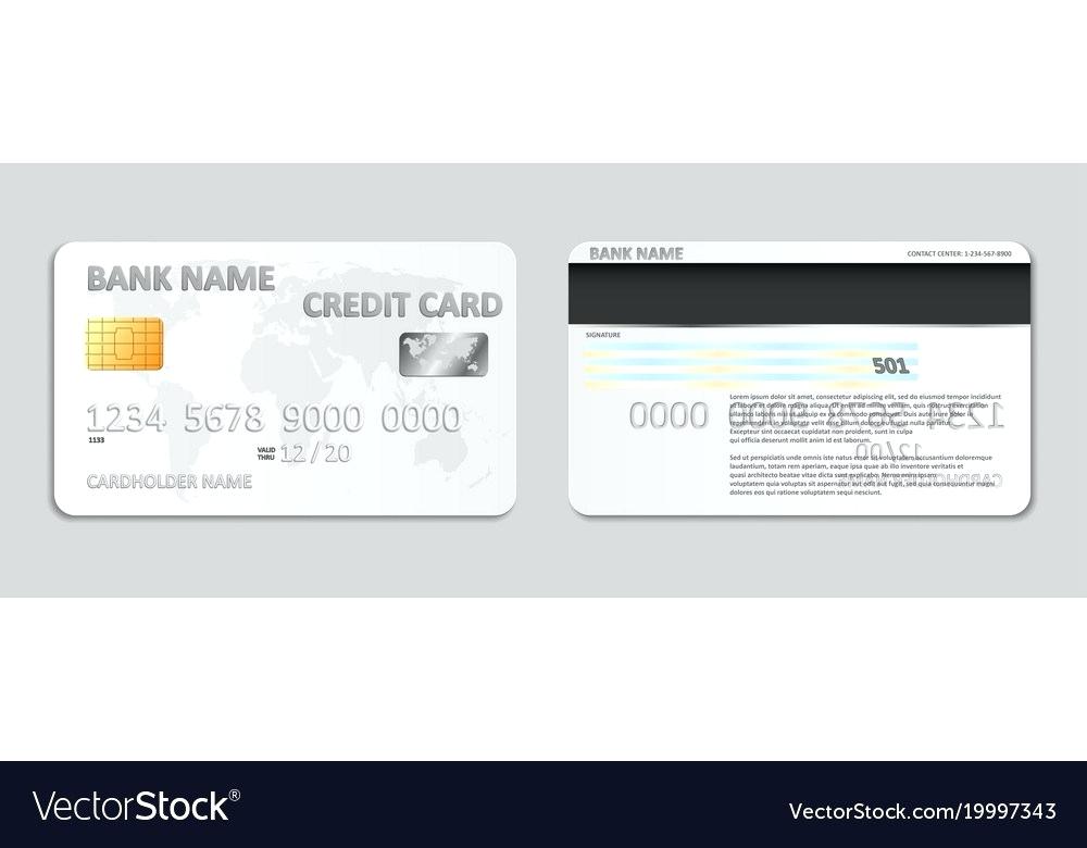 Realistic White Bank Credit Card Template Isolated Realistic White 1000x780 Realistic White Bank Credit Card Template Isolated Realistic White