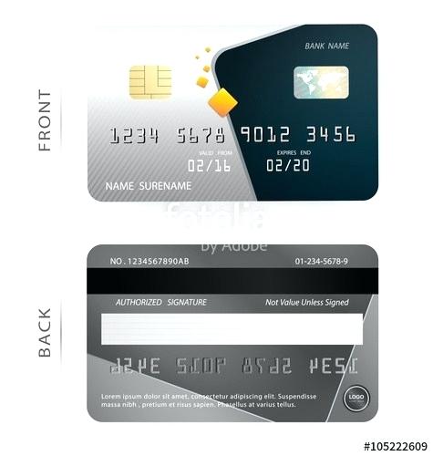 Credit Or Debit Card Design Template Vector Art Bank 475x500 Credit Or Debit Card Design Template Vector Art Bank