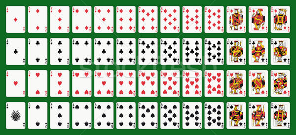 600x274 Poker Playing Cards, Full Deck Vector Illustration Francesco