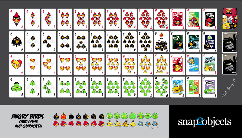 800x458 Angry Birds Vector Playing Card Deck And Vector Characters Clip